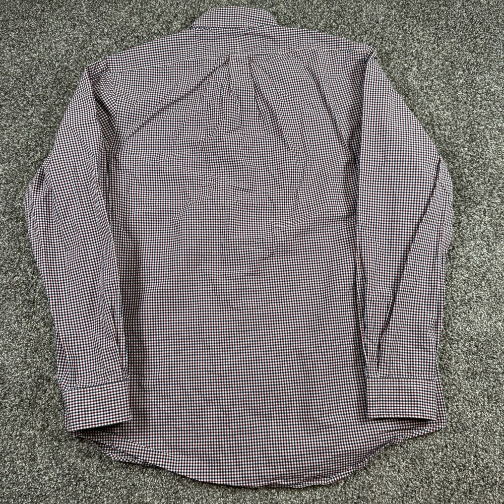 Ralph Lauren Men's L Red Plaid Long Sleeve Button Front Shirt - Picture 7 of 7